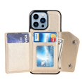 thumbnail image 5 of compatible iPhone 13 Pro Wallet Back Cover, PU Leather Case With Card Holder Phone Case Cheap and fine, 5 of 5