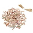 thumbnail image 5 of 100 Wooden Picture Clips with String for Crafts, 5 of 9