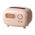 thumbnail image 2 of Fmbmuo Retro Radio Shaped Tissue Box Cover Decorative Tissue Box Cover Plastic Traditional Countertop for Living Room, 2 of 5