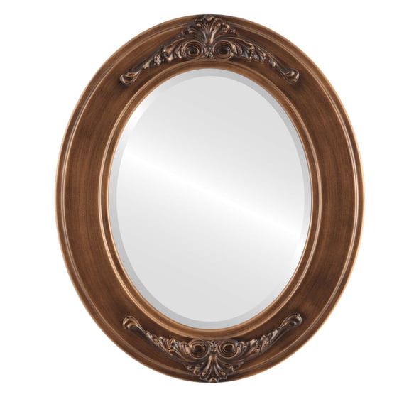 Retiro Traditional Beveled Accent Mirror, Mirror: 16" H x 12" W, Overall: 21" H x 17" W x 1" D