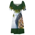 thumbnail image 5 of Aerial view of Positano town at Amalfi coast Italy. Sleeveless Dress women's summer dresses 2024, 5 of 7