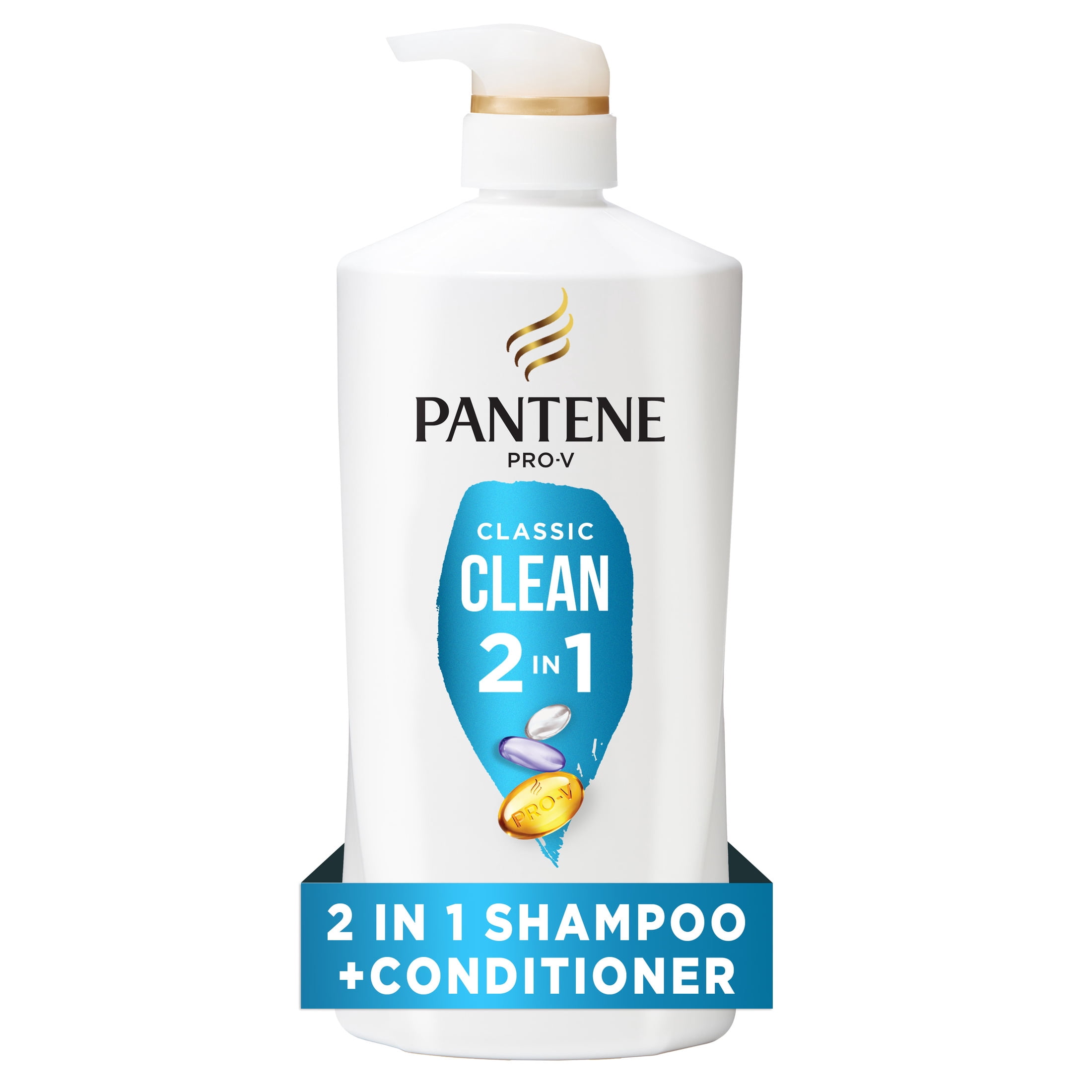 (4 pack) Pantene Pro-V Classic Clean 2in1 Shampoo and Conditioner, 27.7 fl oz