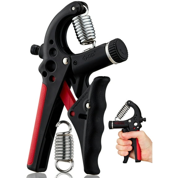 GD Parallel Grip Hand Grip Strengthener Adjustable gripper (22~77lbs) Forearm Exerciser Wrist Strengthener Grip Strength Trainer
