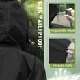 thumbnail image 4 of Tiqkatyck Shawl Wraps for Women Clearance Unisex Solid Color Hooded Zippered Poncho Shawl Scarf for Women Shawls and Wraps Black, 4 of 7