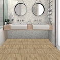thumbnail image 5 of Lxcreat 12-in x 12-in Vinyl Flooring, Wood Peel and Stick Flooring, Light Brown, 10Pcs, 5 of 7