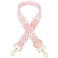 thumbnail image 1 of Sangle d'Épaule Grand Réglable Ceinture de Remplacement Sac à Main en Toile, Fermoir Or Rose, 1 of 7