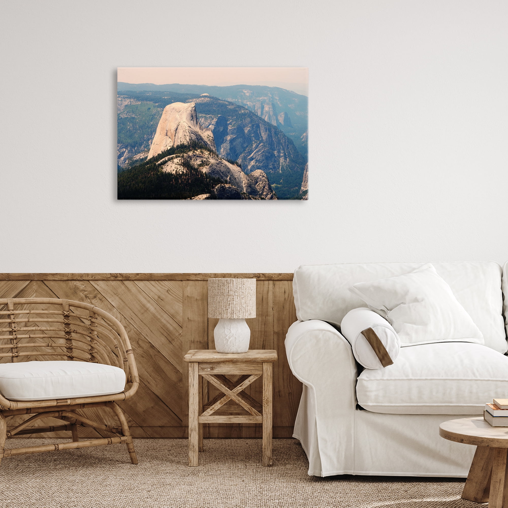 Stupell Industries Granite Monolith Above Forest Canvas Wall Art, design by Gemma Bardot