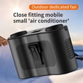 thumbnail image 4 of Waist Fan Hanging Neck Fan 20000mAh Strong Wind with Power Bank LED Lighting for Sports Courier Outd, 4 of 5