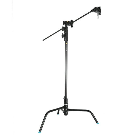 Flashpoint 40" Quick Release Turtle Base C-Stand Kit with 2.5" Grip Head & 40" Grip Arm (Black)