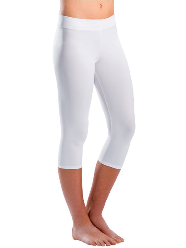 women's white capri leggings