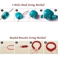 thumbnail image 3 of 1 Roll 88 Yards Korean Waxed Polyester Cord 1mm Macrame Craft DIY Thread Rattail Beading String, 3 of 8