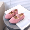thumbnail image 3 of FRSASU Girl's Dress Shoes Toddler Flower Girl Mary Jane Shoes Soft Sole Slip On Ballet Flat for School Wedding Party Pink, 3 of 9