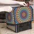 thumbnail image 7 of Yiaed Round Mandala Print Two Slice Bread Machine Cover, Universal Size Kitchen Appliance Cover for Bread Machine,Bread Machine Cover, 7 of 7