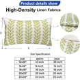 thumbnail image 5 of Decorative Throw Pillow Covers Set of 2 Grass Green Pillow Covers 12x20 Inch Throw Pillow Cover Linen Pillowcase Modern Boho Farmhouse Outdoor Pillow Covers for Couch Sofa Bed Living Room, 5 of 6