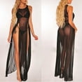 thumbnail image 1 of Neinkie Paréos Aguichant pour Femmes, Décontractés, Transparents, Longues Robes Maxi pour Maillots de Bain, 1 of 7