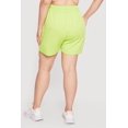 thumbnail image 4 of Women's Plus Size Drawstring High Waisted French Terry Shorts, 4 of 4