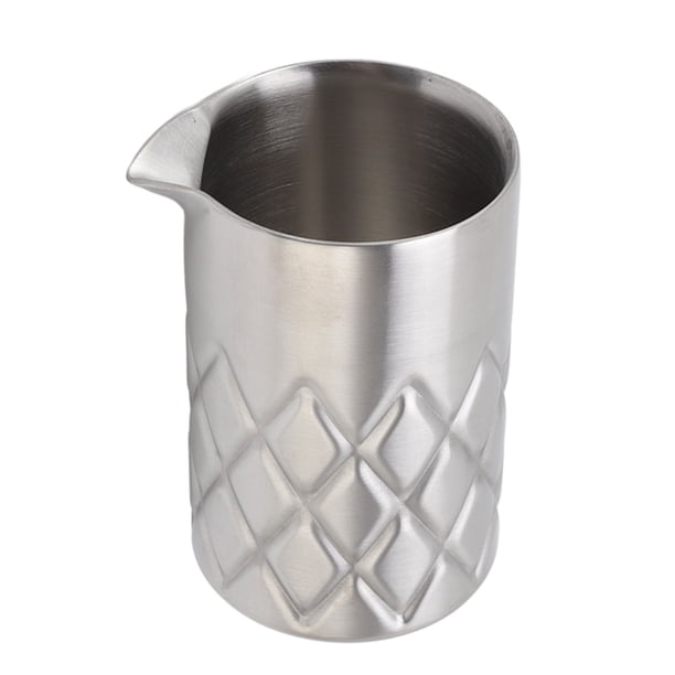 Vaso mezclador de acero inoxidable, vaso mezclador de acero inoxidable Vaso mezclador de cóctel Vaso mezclador de cóctel de acero inoxidable Logre más