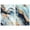 Gallery Wrapped, variant on Blush Pink Whimsy 2 Panel Set Canvas Print Blue Wall Art by Art Remedy, Black Frame, 36 x 54