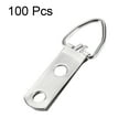 thumbnail image 2 of Unique Bargains D Ring Picture Hangers, 47mm x 15mm Silver Tone Assortment Kit for Photo Hanging 100Pcs, 2 of 5