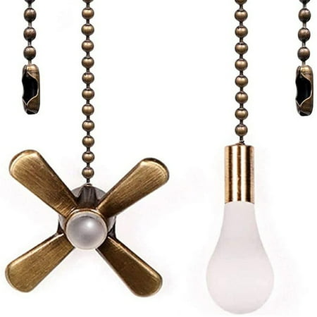 

Liveday Ceiling Fan Pull Chain Multifunctional Metal Chandelier Accessories Unique Decoration for Home Living Room Bedroom