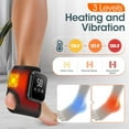 thumbnail image 2 of 2 Pack Cordless Ankle Heating Pad, Ankle Massager with Heat for Pain Relief, Heated Foot Brace Wrap with 3 Temperature Levels and 3 Vibration Modes for Men and Women, Auto Shut Off, 2 of 7