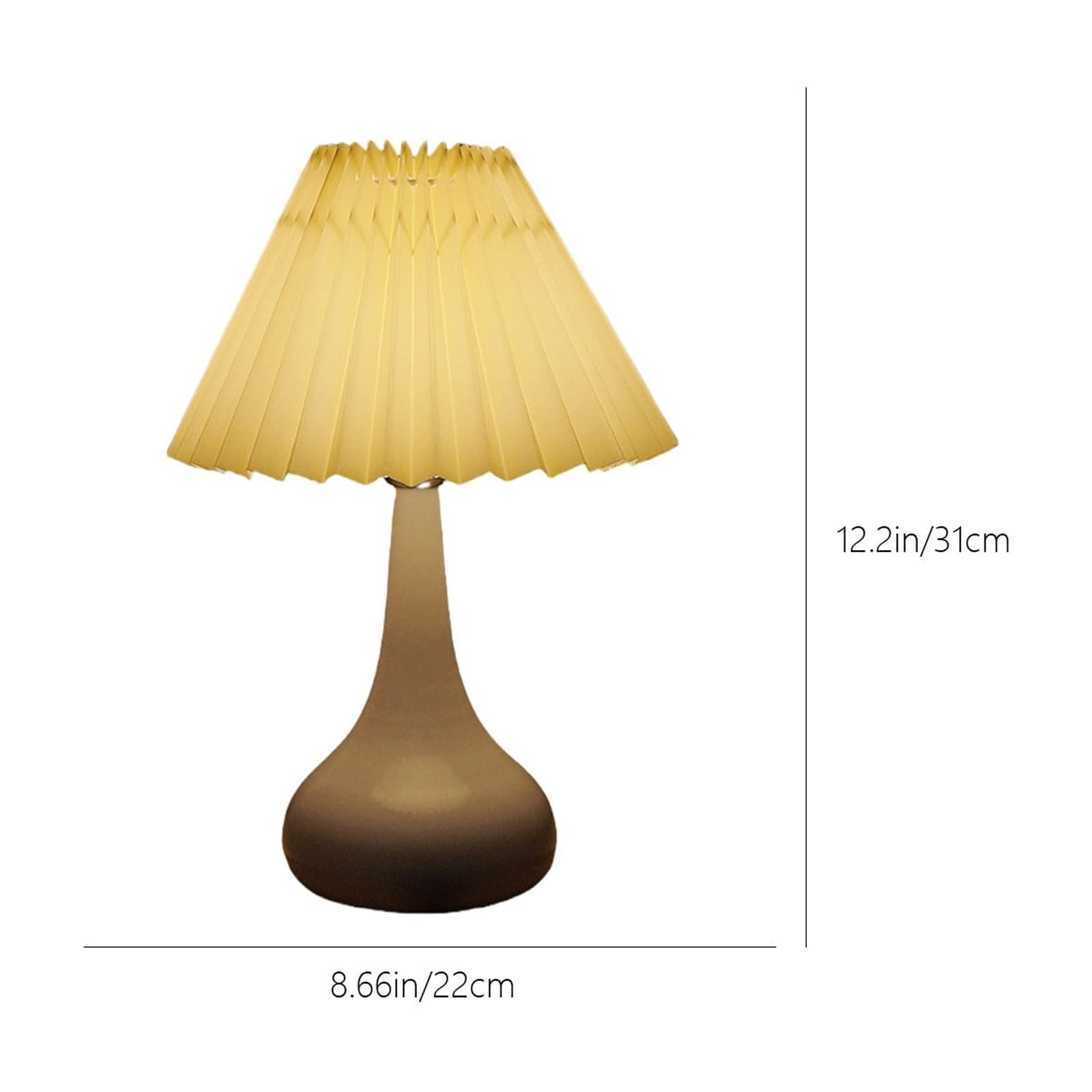 A Vintage Table Lamp Bedside Desk Light With Energy Efficient Design, Stylish Metal Material For Study, Bedroom And Dormitory, 12.2X8.66X4.72In, 0.46Lb