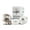 Brushed Nickel, variant on 5912-MB SkyX SkyPlug Smart Plug & Play Lighting Base - Carina-Matte Black Finish