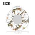 thumbnail image 6 of YFYANG Women's Double Waterproof Shower Cap, Vintage Dragonfly Pattern Reusable Hair Cap for All Hair Styles and Head Sizes, 6 of 9