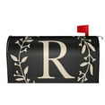 thumbnail image 2 of PHELIKA Classic Monogram Letter R Magnetic Mailbox Covers Standard Size 21"H x 18"W, 2 of 8