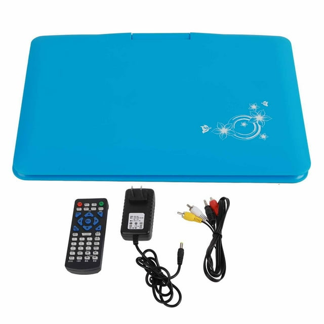 Reproductor de DVD portátil de 9 pulgadas, reproductor de DVD multifunción Full HD para viajes en coche con puerto USB para viajes en coche al aire libre