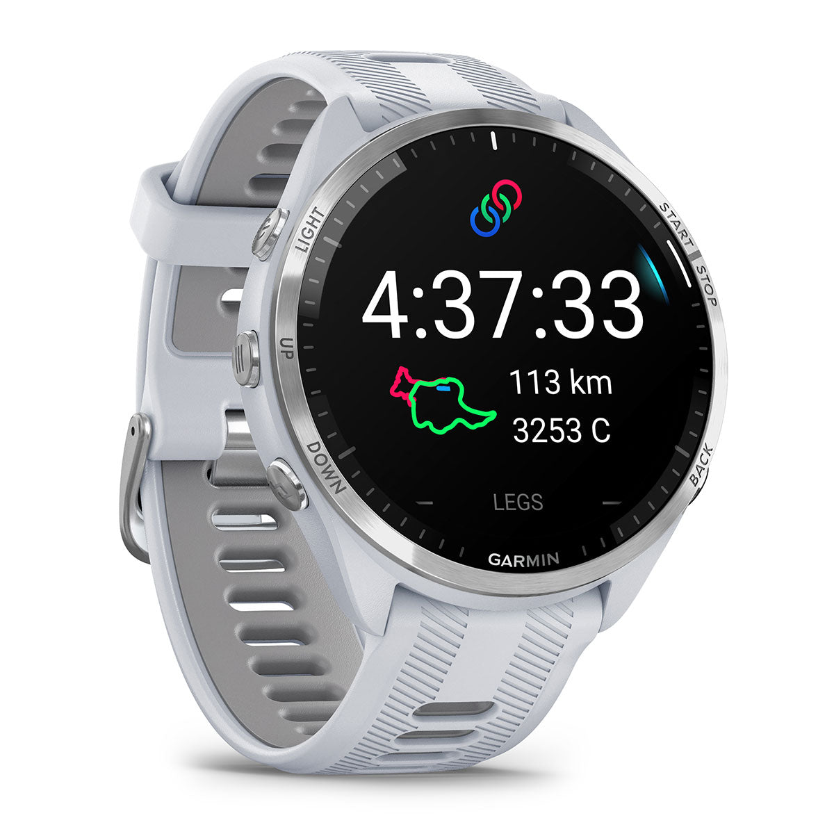 Garmin Forerunner 965 (Whitestone/Gray) Premium Running & Triathlon GPS Smartwatch | Bundle with PlayBetter Screen Protectors & Portable Charger - image 5 of 6