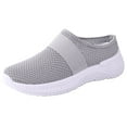 thumbnail image 3 of longantii Orthopedic Dress Shoes for Women Arch Support Slip on Non Slip Golf Shoes Lightweight Mesh Stretch Volleyball Shoes Comfortable 2026 New Orthopedic Shoes Gray, 3 of 6