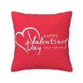 thumbnail image 1 of Happy Valentine's Day Throw Pillow Cover, 1 of 5