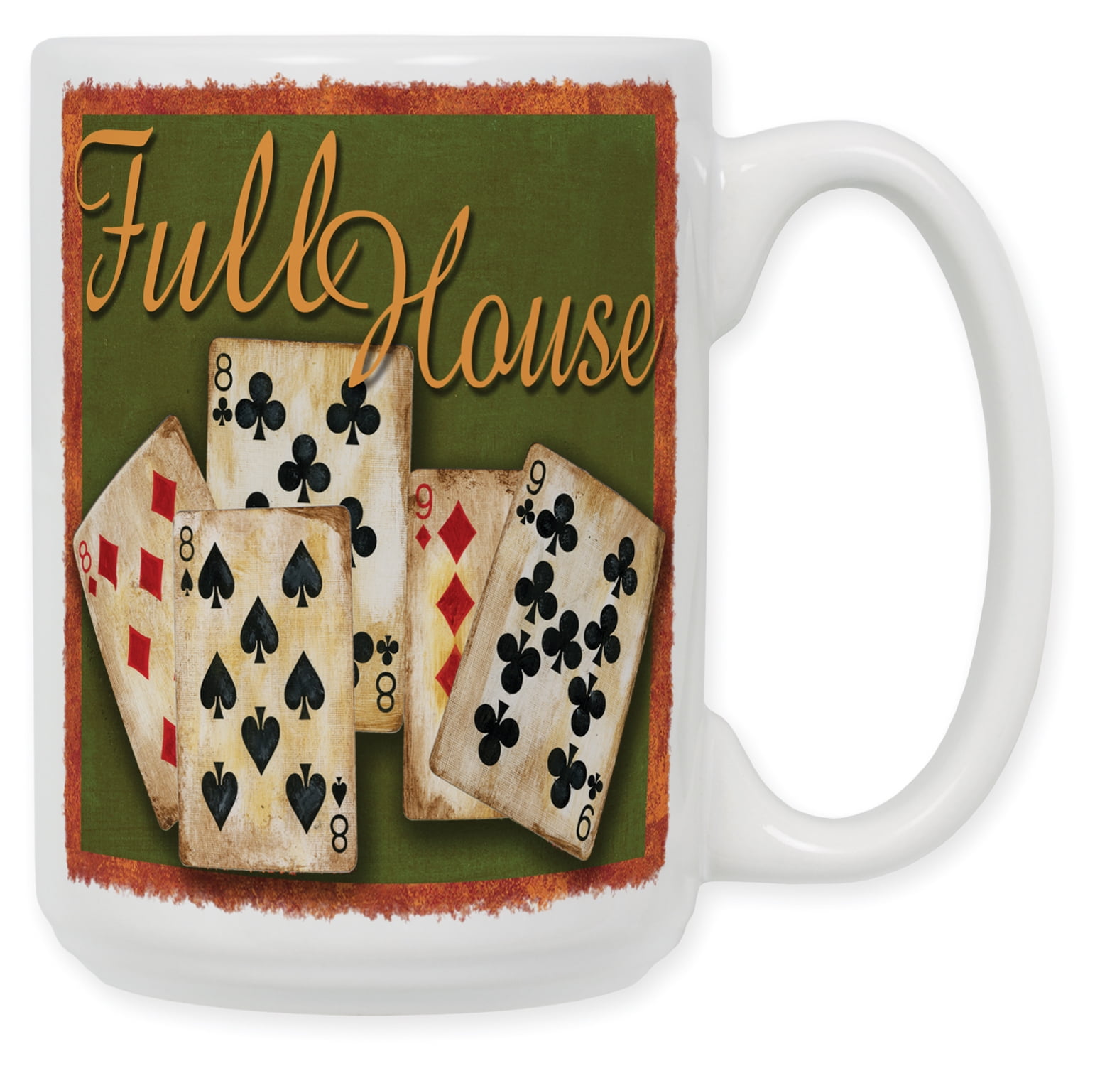 15 Ounce Ceramic Coffee Mug Poker Full House Walmart.com - 450x450 - jpeg Full House Dvd At Walmart