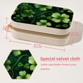 thumbnail image 5 of St. Patrick's Day Velvet Portable Travel Organizer with Removable Compartment - Gift with Bracelet Holder, Jewelry Box, and Jewelry Organizer, 5 of 7