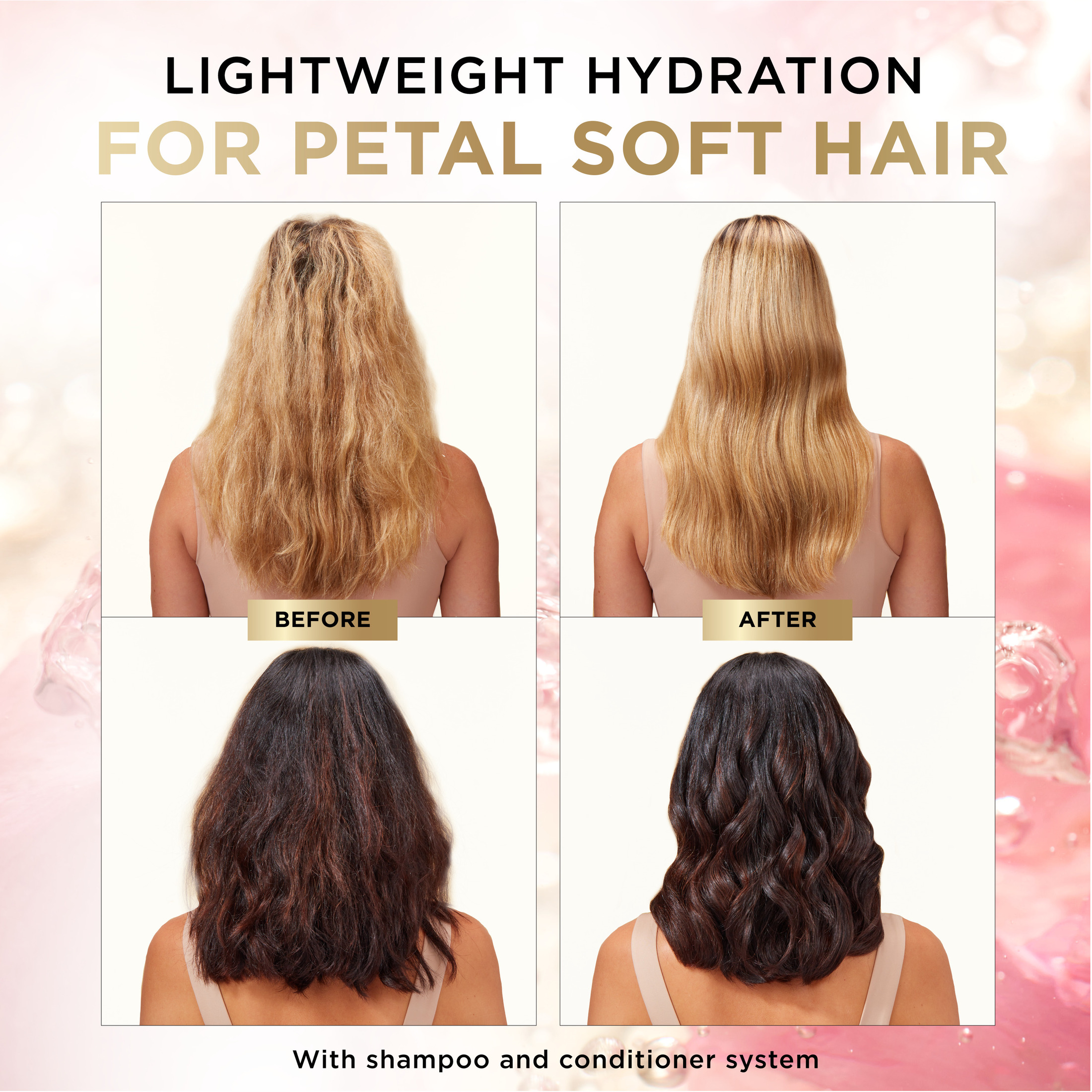 Pantene Nutrient Blends Rose Water Shampoo & Conditioner Set photo 4