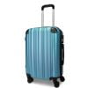 CalBags Kemyer Quest 20-Inch Carry-On Hardside Lightweight Expandable Spinner Suitcase Luggage - Sapphire Blue