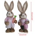 thumbnail image 2 of De Paja Conejito Decoraciones De Pascua Lindos Suministros De Decoración Navideña Para Mesa Junto A La Cama Moyic HA047023-02, 2 of 3