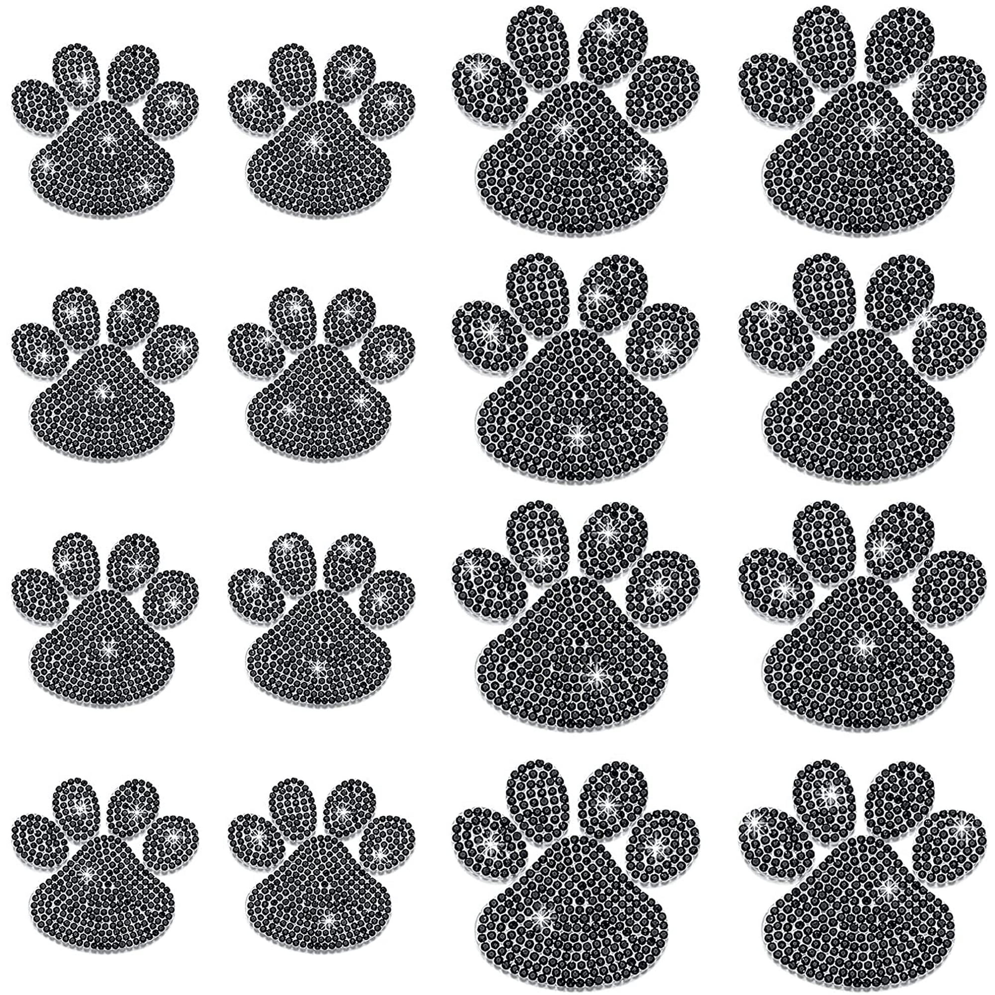 Dokument Inspektør Hick 16 Pieces Car Crystal Paw Stickers Rhinestone Paw Decals Bling Dog Paw Print  Car Stickers Bling Car Accessories for Car Bumper Window Laptops  Decoration, 2 Sizes (Black) | Walmart Canada