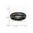 thumbnail image 6 of Titanium Black Multi-colored Anodized 6mm Polished Band Size: 9; for Adults and Teens; for Women and Men, 6 of 6