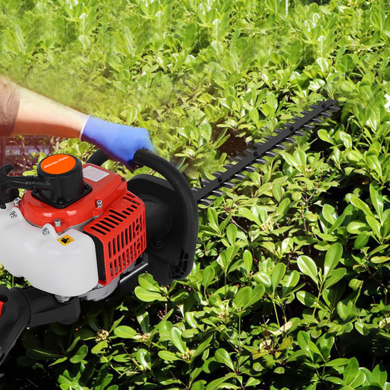 ASKMZ 26cc Professional Hedge Trimmer Kit with Lightweight Design and 24" Cutting Width