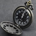 thumbnail image 5 of DESIGNICE Pocket Watches for Men,Creative Hollow Ship's Wheel Pocket Watch,Compass Mens Pocket Watch,Commemorative Gifts for Men and Women,Black, 5 of 7