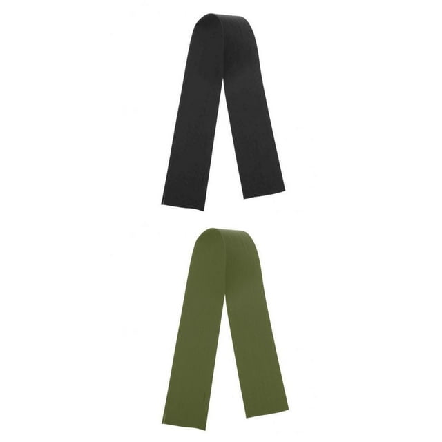 2 Piezas De Señuelos De Plantilla De Pesca De Goma DIY Accesorios De Cebo De Pesca Negro