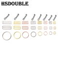 thumbnail image 5 of 100 unids/pack 6mm ~ 25mm hebillas de ajuste de correa de sujetador de Metal ropa interior deslizadores anillos Clips para ajuste de lencería accesorios DIY, 5 of 5