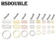 thumbnail image 5 of 100 unids/pack 6mm ~ 25mm hebillas de ajuste de correa de sujetador de Metal ropa interior deslizadores anillos Clips para ajuste de lencería accesorios DIY, 5 of 5