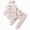 C002-White, variant on NOLDARES Newborn Baby Girl Clothes 3Pcs Cute Infant Fall Winter Outfits Long Sleeve Romper,Heart Print Pants and Bow Headband Set,C002-Pink