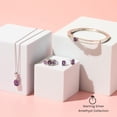 thumbnail image 4 of PEORA Amethyst Solstice Ring for Women 925 Sterling Silver, Natural Gemstone, 0.50 Carat Round Shape, Comfort Fit, Size 6, Engagement, Promise, Statement Ring, Jewelry Gift, w/Jewelry Box, 4 of 4