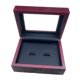 thumbnail image 5 of Vitrina para anillos de campeonato, lujosa caja de regalo de madera y cuero sintético para deportes. 2 agujeros, 5 of 8