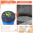 thumbnail image 4 of Garden Mesh Cover Prevents Leaf Contamination Fit Standard Rain Barrels Outdoor Use Polyester Fabric Debris Prevention, 4 of 14