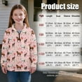 thumbnail image 7 of Uorisanigo Oversized Sweatshirts for Girls Floral Western Horse Pink Long Sleeve Zipper Sweatshirt Fall Spring Outfits Clothes Half Zip Mock Neck Pullover Jackets Casual Hoodies, 7 of 7